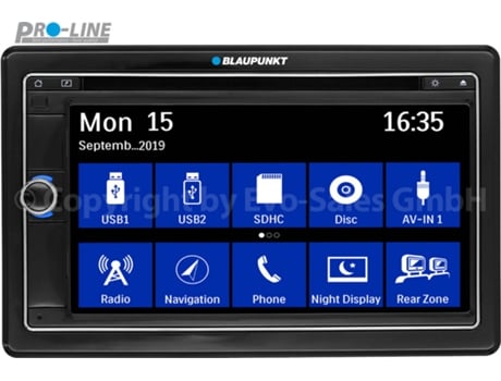 Autorradio BLAUPUNKT DAB 2DIN 6,8" LEIPZIG 690 BT USB