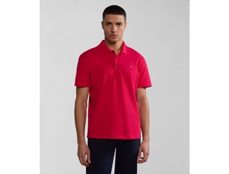 Polo de Hombre NAPAPIJRI Ealis Algodón Rojo (S)