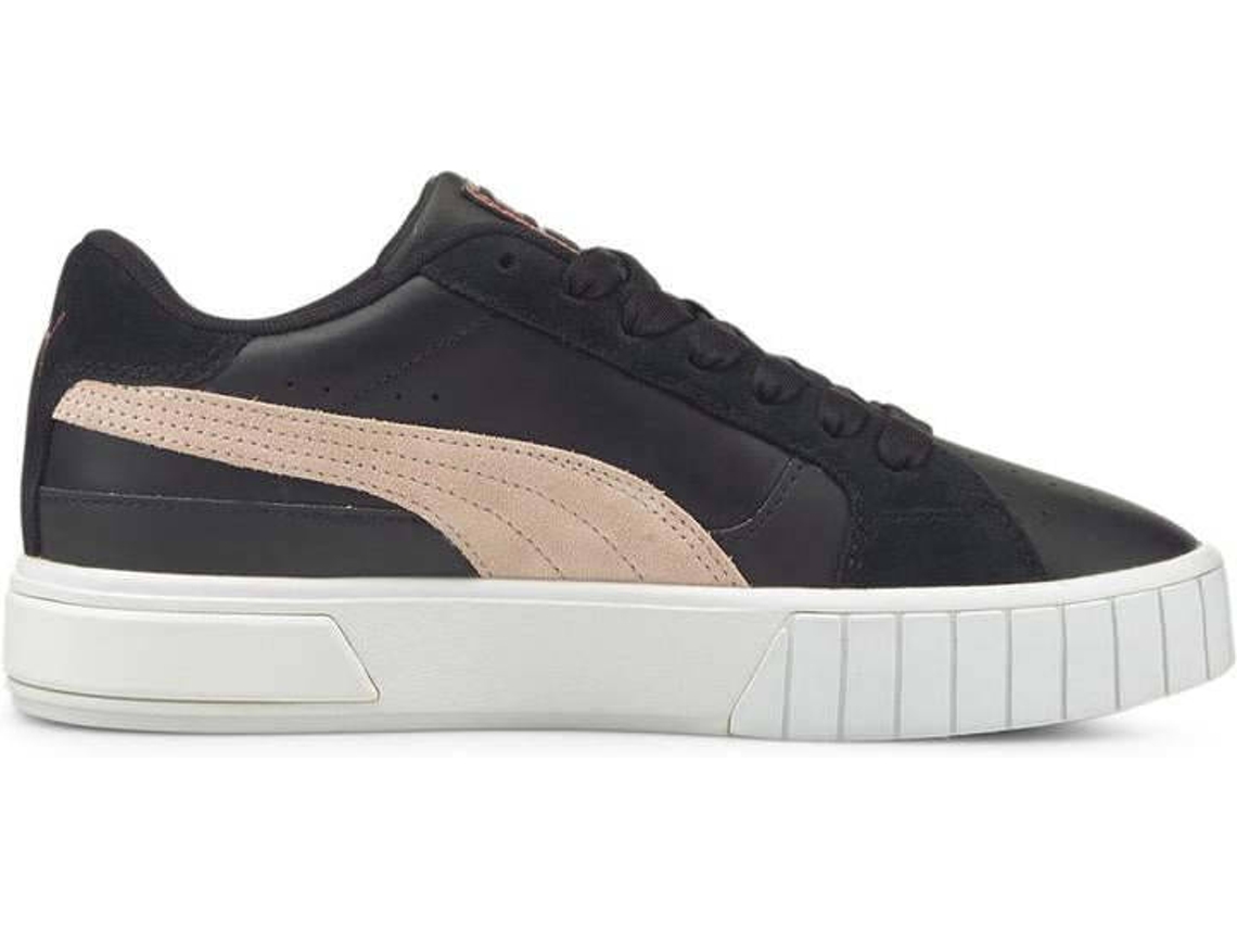 Zapatillas puma cali star blanco negro de mujer.