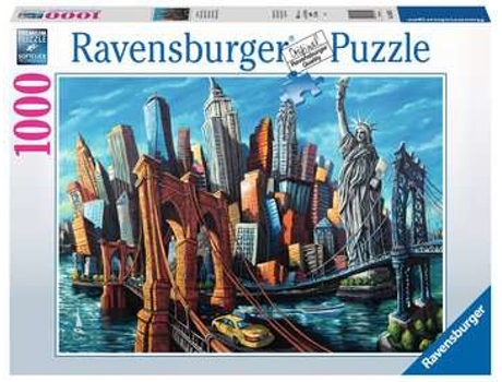 Puzzle RAVENSBURGER Welkom in New York rompecabezas 1000 pieza(s) Paisaje