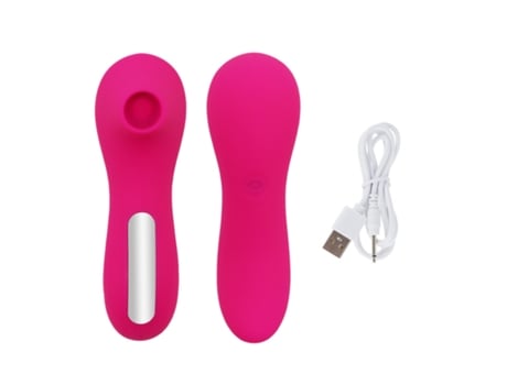 Vibrador de masaje de succión de 10 frecuencias para mujeres (rosa) VEANXIN