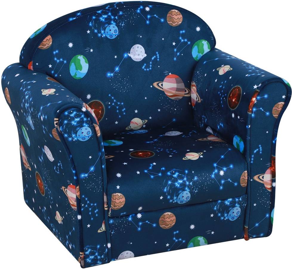 Sillón Infantil HOMCOM 310-034BU Azul (50 x 39 x 44 cm)