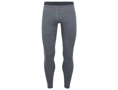 Pantalones Ajustados para Hombre ICEBREAKER Malla 200 Oasis Gris para Esquí (L)