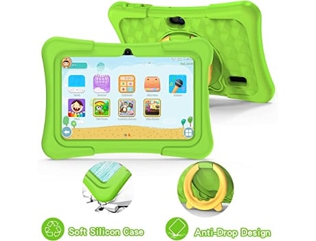 Tablet para Niños PRITOM K7 Pro (7'' - 32 GB - 2 GB RAM - Wi-Fi - Verde)