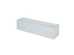 Maceta BLIVE Balko (Beton Blanco - 100 x 25 x 25 cm)