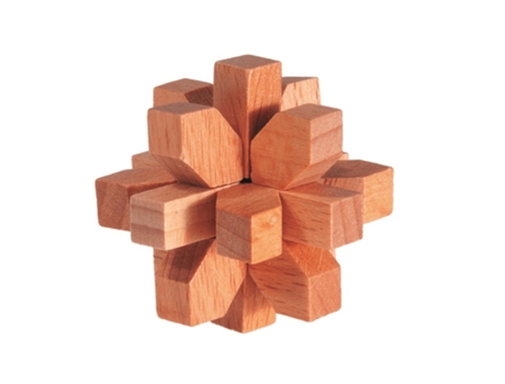 Puzzle FRIDOLIN (Madera - Beige - 4,8 x 4,8 x 4,8 cm.)