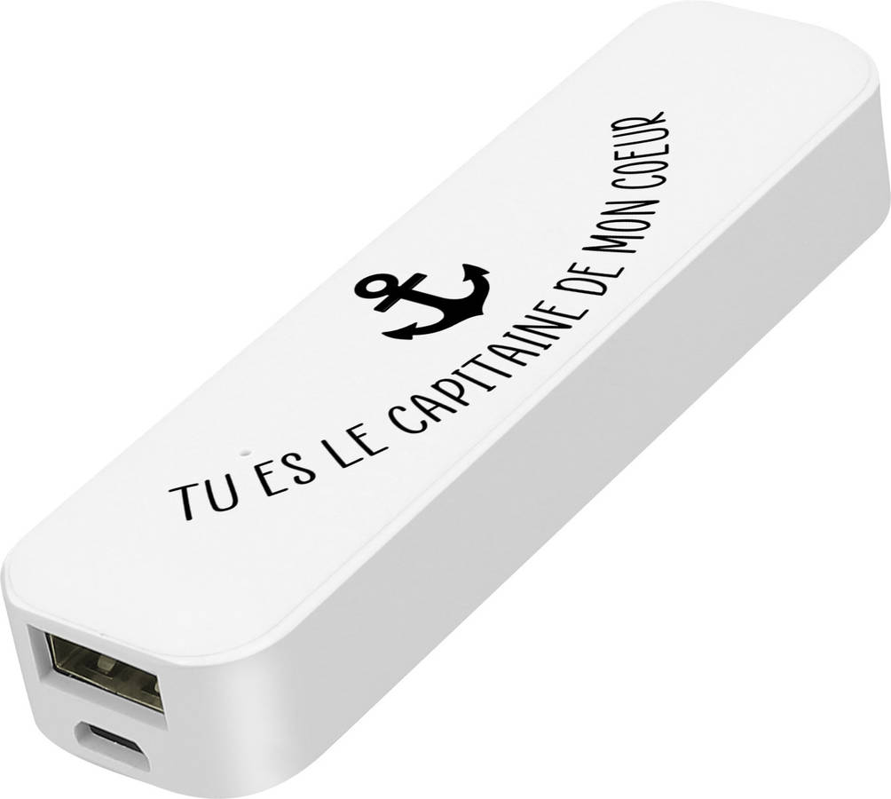 Powerbank SETTY PBANKSET26004 (2600 mAh - Micro USB - Blanco)