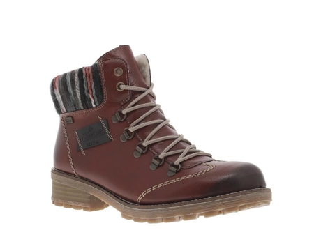 Botas Unisex RIEKER Eagle Cadarço Outro Rojo (37)