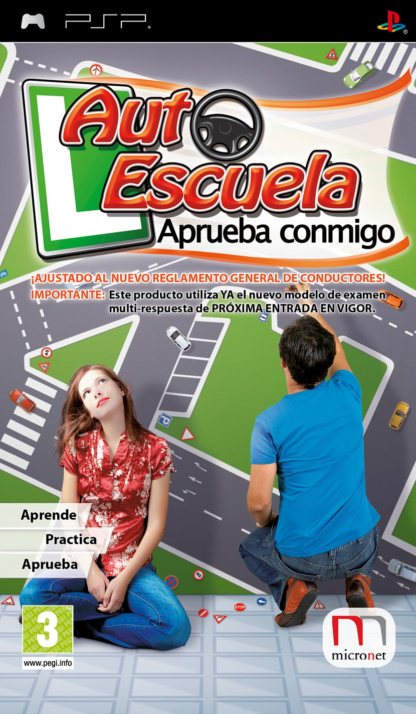 Juego PSP Autoescuela Aprueba Conmigo