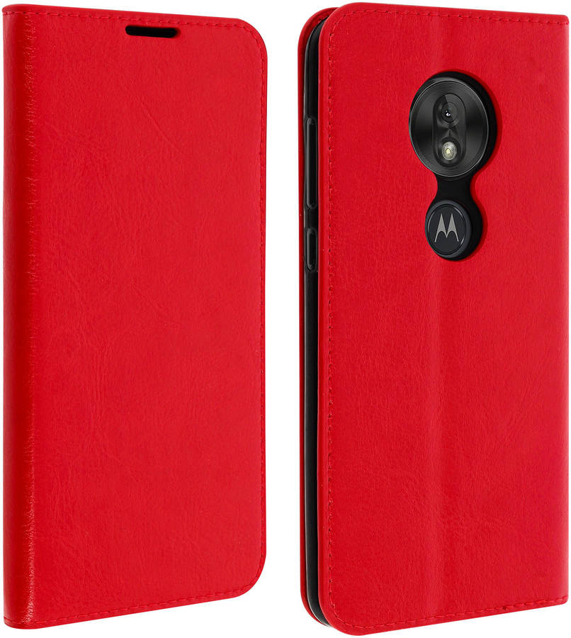 Funda Motorola Moto G7 Play AVIZAR Wallet Rojo