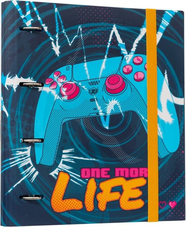 Dossier ERIK EDITORES 4 Anillas Gamer One More Life (32x28 cm)