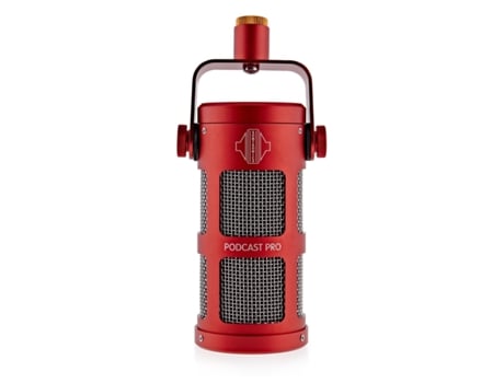 SONTRONICS microfone dinamico podcast pro red