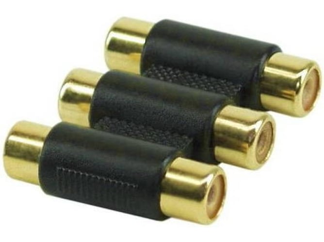 Adaptador INLINE 99319 (RCA - RCA - Negro)