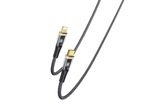 Cable Yesido Pd Usb-C Type Datos Carga Trenzado Negro