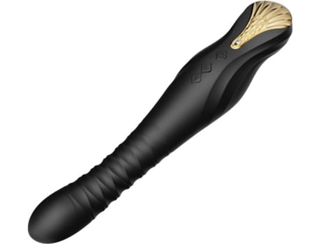 Vibrador ZALO King Thruster Obsidian (Negro - Silicona - 30x5.8x6.1 cm)