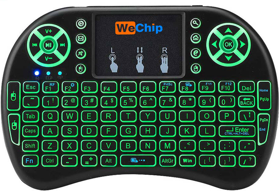 Teclado WECHIP I8 Dry Batería Negro (Inalámbrico)