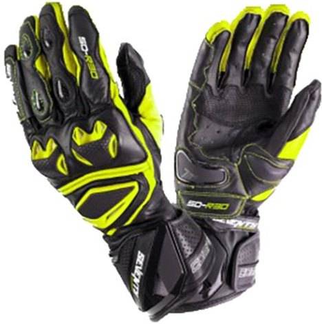 Guantes Unisex SEVENTY DEGREES Sd-r30 Summer Racing Multicolor para Motociclismo (XXL)