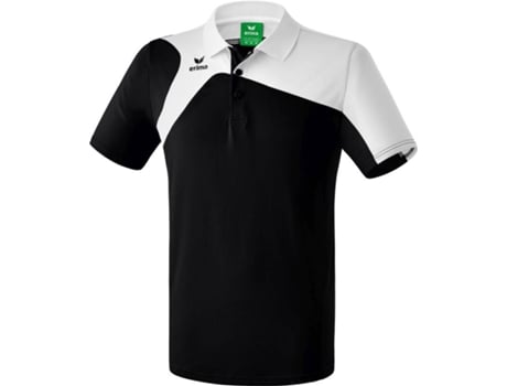 Polo para Hombre ERIMA Club enfant 1900 2.0 Negro, Blanco para Fútbol (8 años)