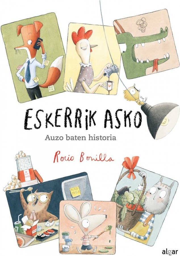 Libro Eskerrik Asko uzo baten historia de rocio bonilla euskera