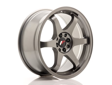 Llanta Japan Racing Jr3 17X8 Et 25 4X108 4X100 Cb 73,1 Gun Metal