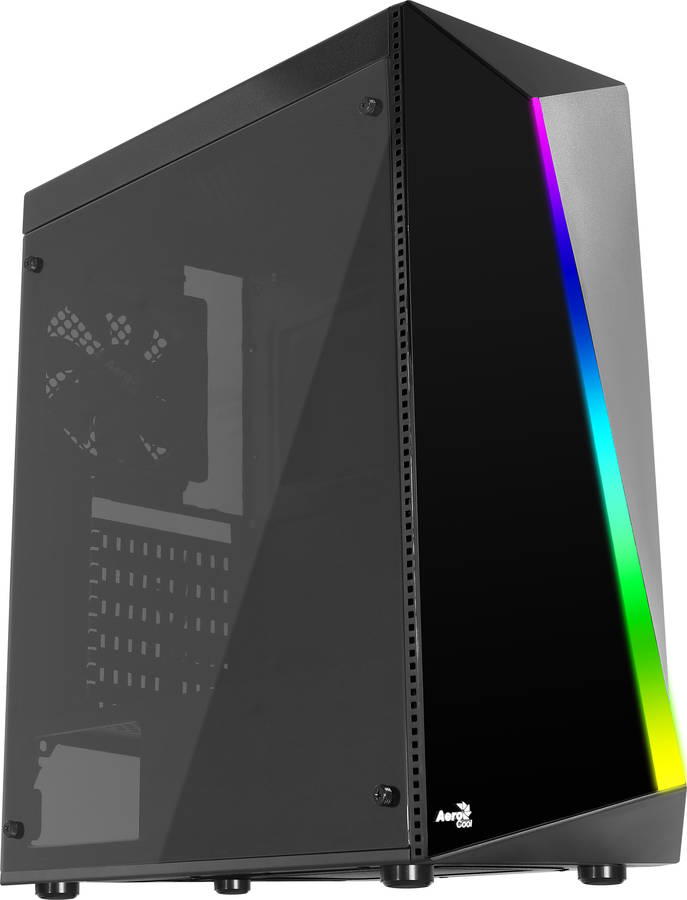 Caja PC AEROCOOL Shard (ATX Mid Tower - Negro)