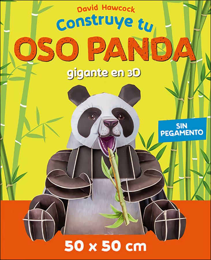 Construye Tu Oso panda gigante en 3d tapa blanda libro de david hawcock