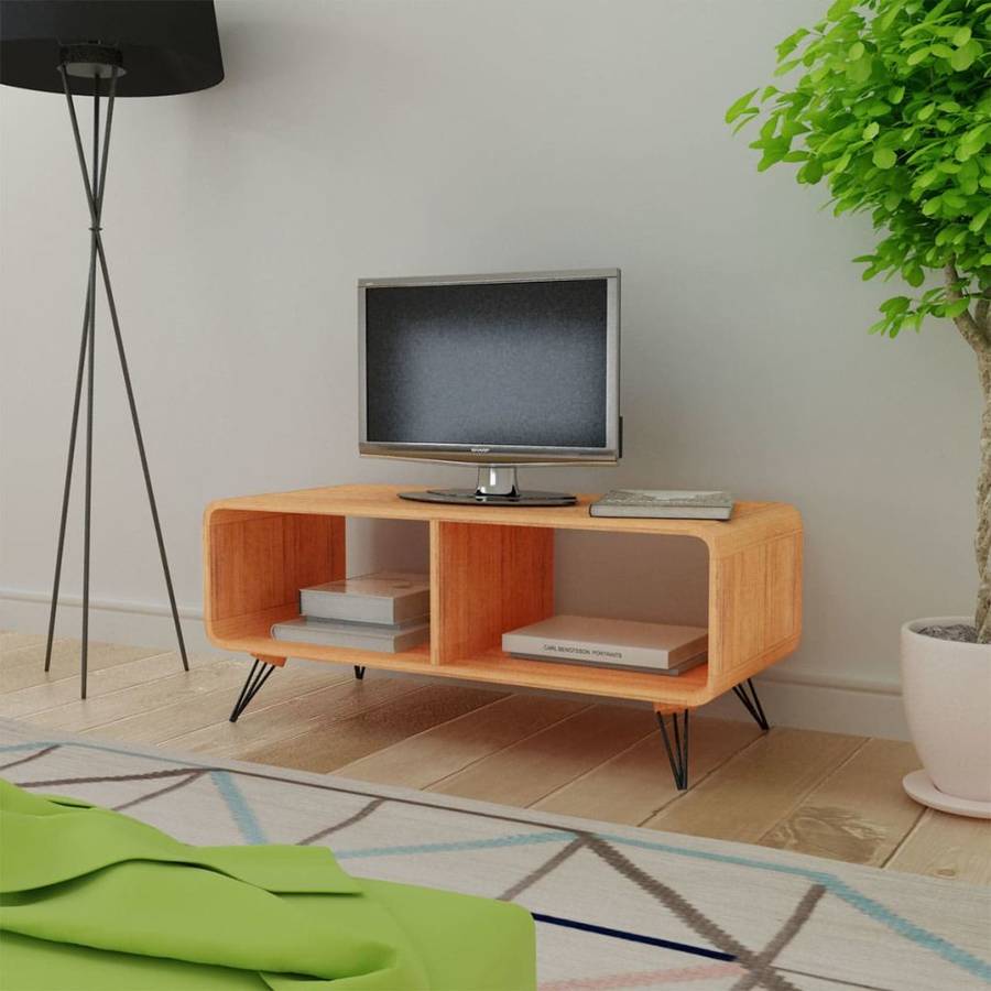 Vidaxl Mueble Para televisiónmesa de madera 90x39x385 cm apoyo 243006 90 39 38.5