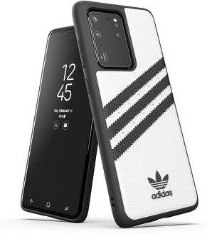 Adidas Originals Carcasa para samsung galaxy s20 ultra diseño de tres rayas color blanco y negro