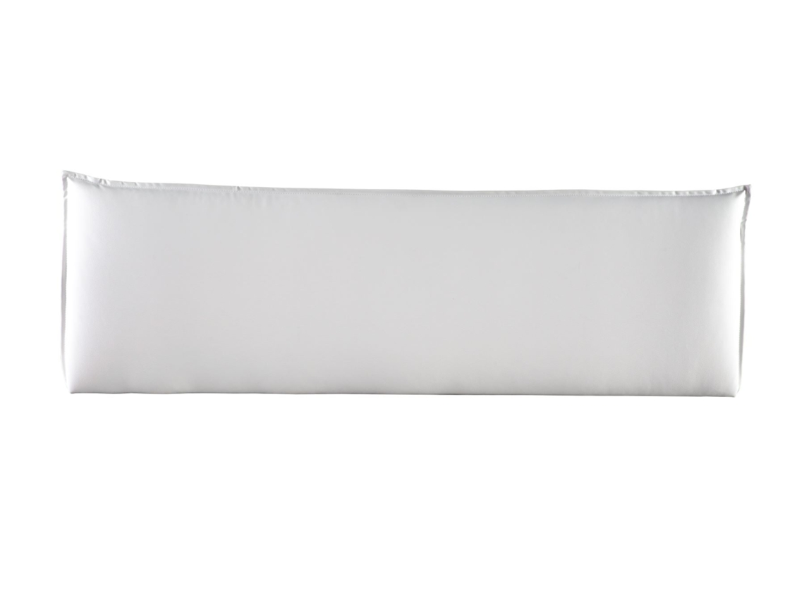 Cabecero Tapizado AGORA para Cama 140 Polipiel Blanco ( 145 x 50 x 7 cm)