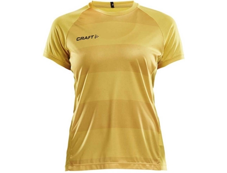 Camiseta de Mujer para Fútbol CRAFT Progress Graphic Naranja Amarillo (S)