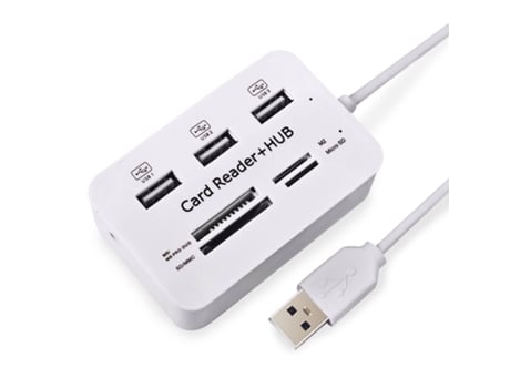 Lector de tarjetas de memoria USB 2.0 concentrador USB (alta velocidad)