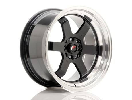 Llanta Japan Racing Jr12 17X9 Et 25 4X100 4X114,3 Cb 73,1 Negro