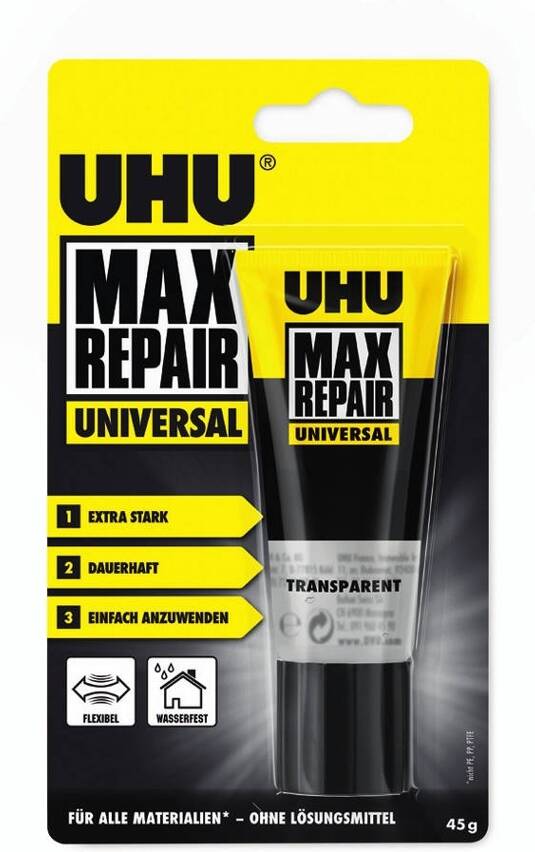 Pegamento Adhesivo Extremo - MAX REPAIR - UHU - Gloria Saltos