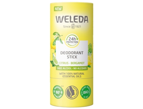 Weleda Desodorante Stick 24h Citrus Bergamota 50g