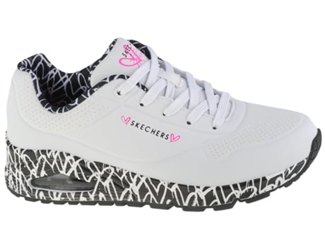 Zapatos SKECHERS Mujer (Cuero Sintético - Blanco - 35)