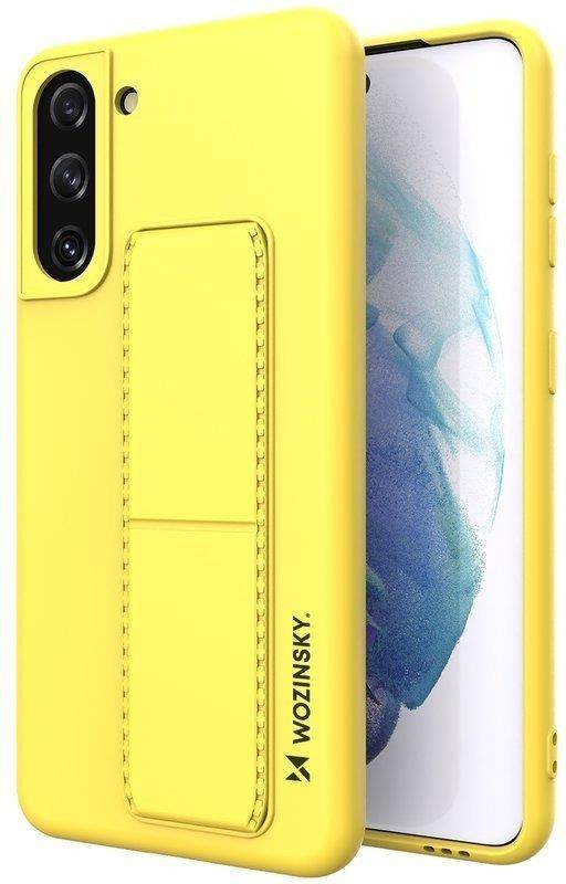 Carcasa Samsung Galaxy s21 5g lmobile silicona amarillo funda soporte