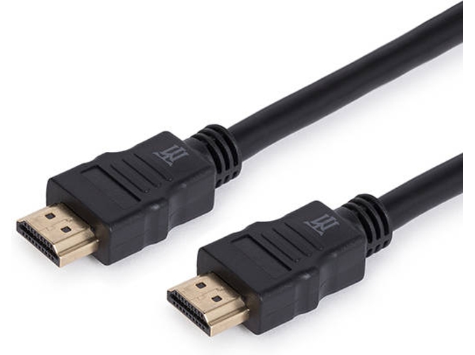 Cable Maillon Hdmi 4k 2.0 gold connector high speed bc black 3 technologique basic mtbhdb2018 18 tipo negro 3840 x 2160 3d 1.8m