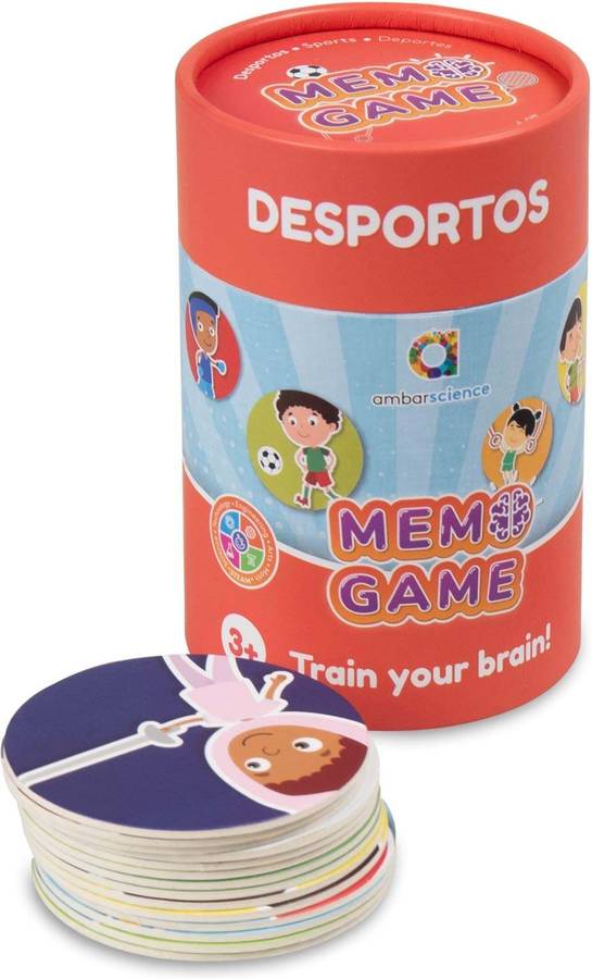 Ambarscience Games Deportes juego memoria educativo buscar las parejas con 40 piezas niños 3+ passion s.a. 6162800020020 3