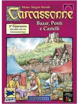 Juego de Mesa GIOCHI UNITI Carcassonne: Bazar, Ponti e Castell (Edad Mínima: 8)