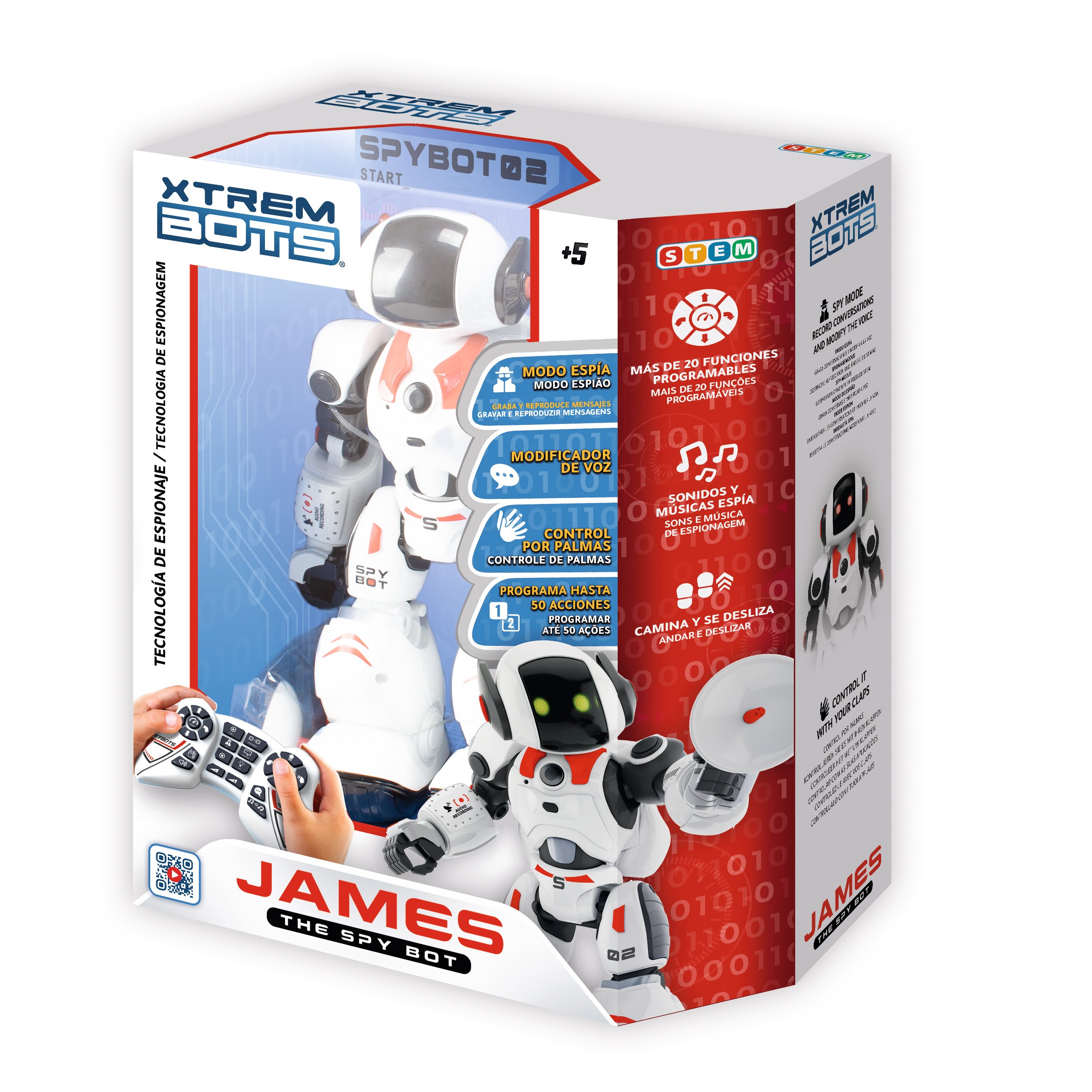 Robot Xtrem Bots James The Spy Bot