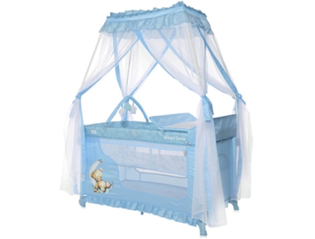 Cama de Viaje LORELLI Magic Sleep Blue Moon Sleeping Bear