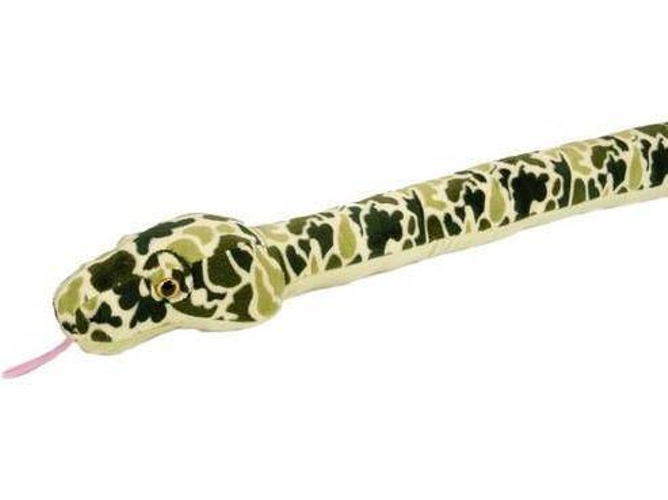 Peluche WILD REPUBLIC Cobra Camuflante Verde (Tam: 135 cm)