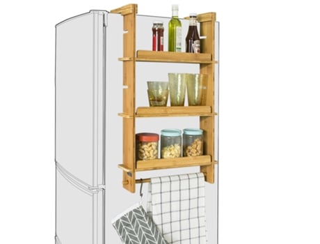 Carrito de Cocina SOBUY FKW77-W (Blanco - 77x60x38cm)