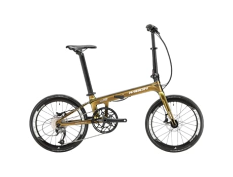 Bicicleta Plegable para Ciclismo KABON (23 Polegadas - Carbono - Dorado)