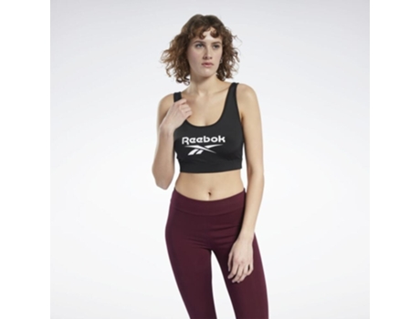 Top de Mujer REEBOK Cl Vector Bralete Negro (M)