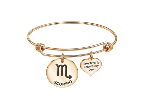 12 brazalete retráctil de constelación para disfrutar todos los días pulsera de oro rosa