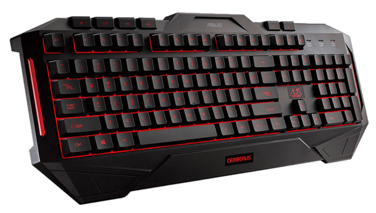 Teclado Gaming ASUS Cerberus (Mecánico - Español - Negro)