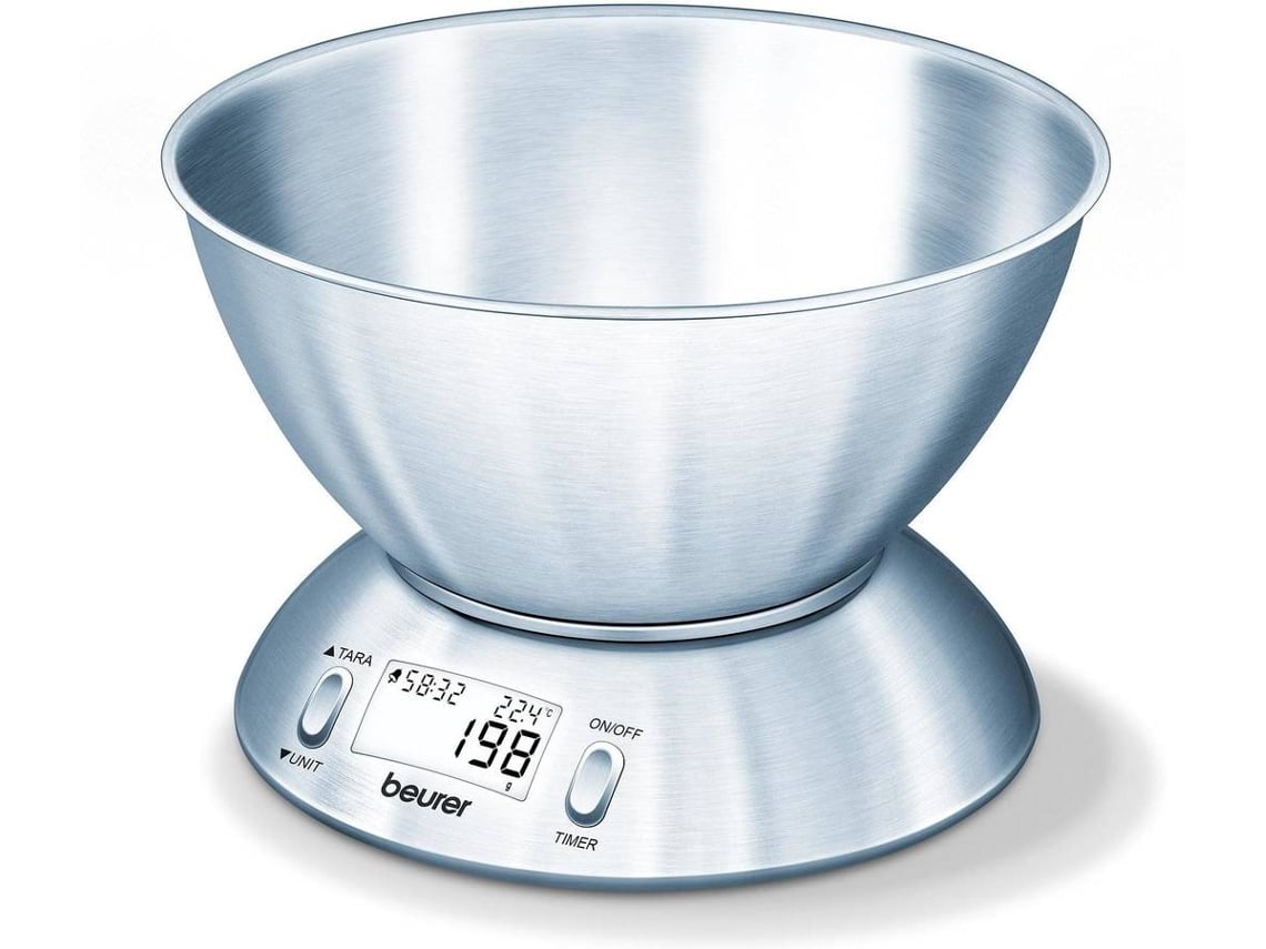 Báscula de cocina BEURER KS54 (Capacidad: 5 Kg - Precisión: 1 g)