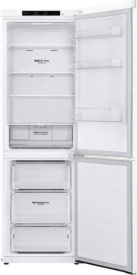 Frigorífico Combi LG GBP61SWPGN (No Frost - 186 cm - 341 L - Blanco)