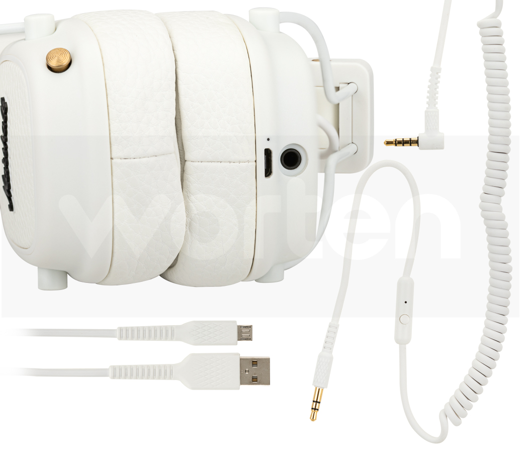 Marshall Major Iii auriculares bluetooth blanco on ear plegables drivers 40 mm de diadema con